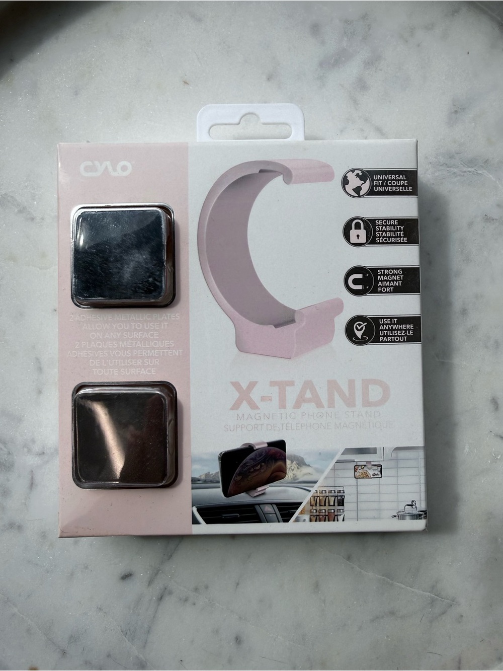 CYLO x-tand pink magnetic phone stand